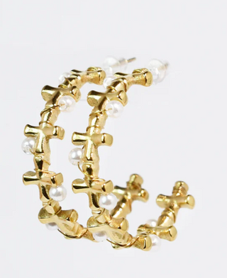 The Faith Hoop-Gold
