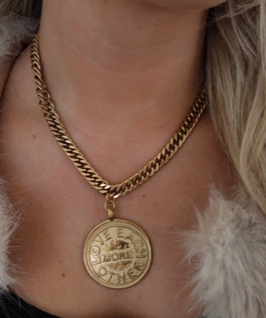 The Meredith Coin Necklace-Gold
