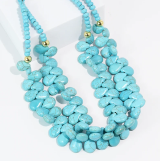 The Turquoise Dreams Necklace-Turquoise