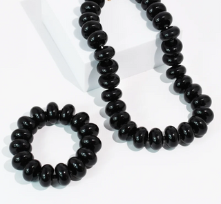 The Sugar Beads Necklace-Black