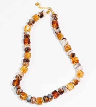 The Maple Glow Necklace-Multi