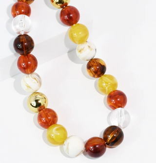 The Pop of Joy Necklace-Maple