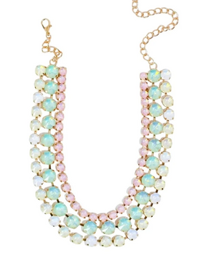 The Three Strand Necklace-Pastel