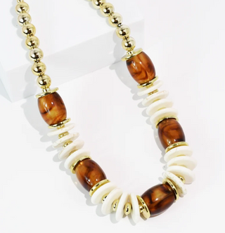 The Honey Pearl Necklace-Multi