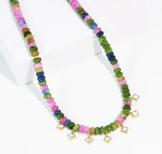 The Candy Gem Necklace-Multi