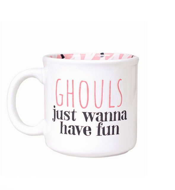 The Ghouls Just Wanna Have Fun Mug-Pink