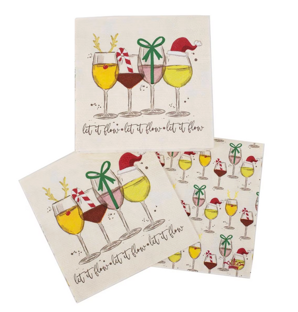 The Let it Flow Cocktail Napkin