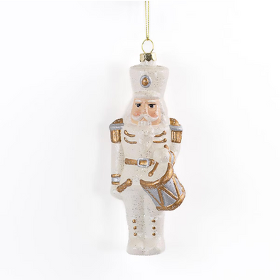 The Blushing Nutcracker Ornament-Gold