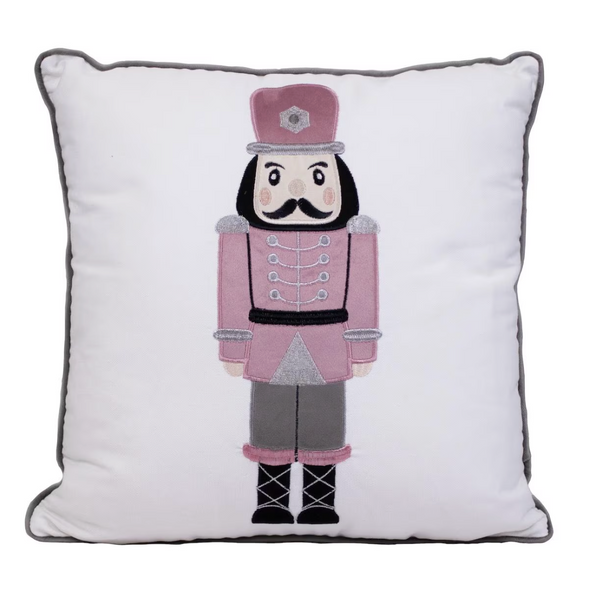 The Nutcracker Pillow-White