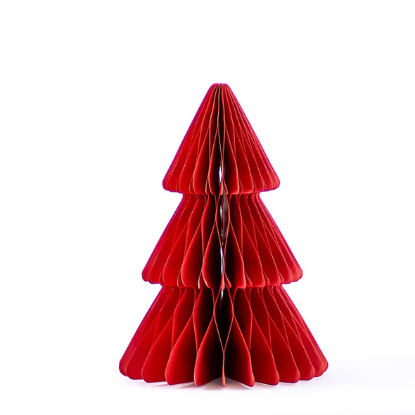 red 10" accordion tree 