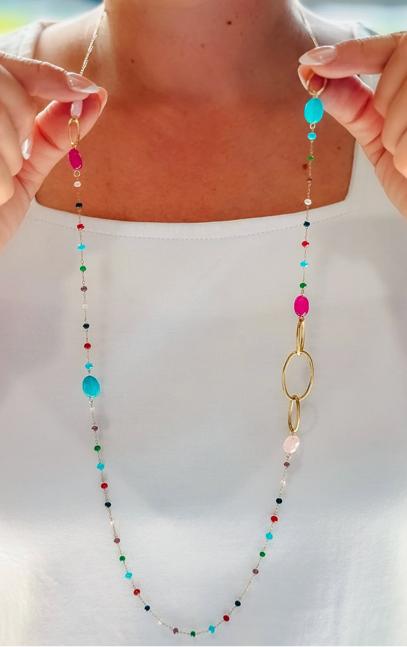 Easy As Can Be Beaded Necklace