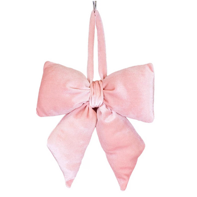 pink bow ornament 