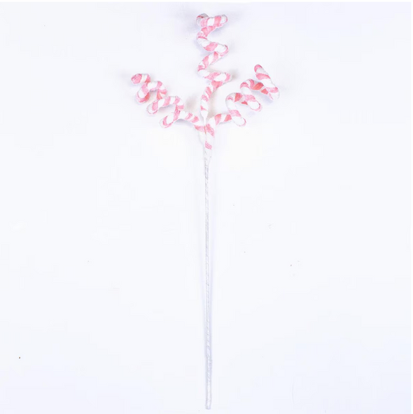 The Whimsical Candy Stripe Stem-Pink