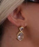 The Serenity Double Earring-Gold