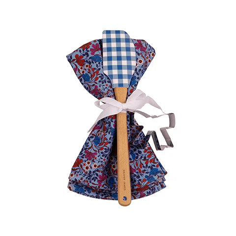 (Draper James)Tea Towel Gift Set-Coneflower Forever Blue