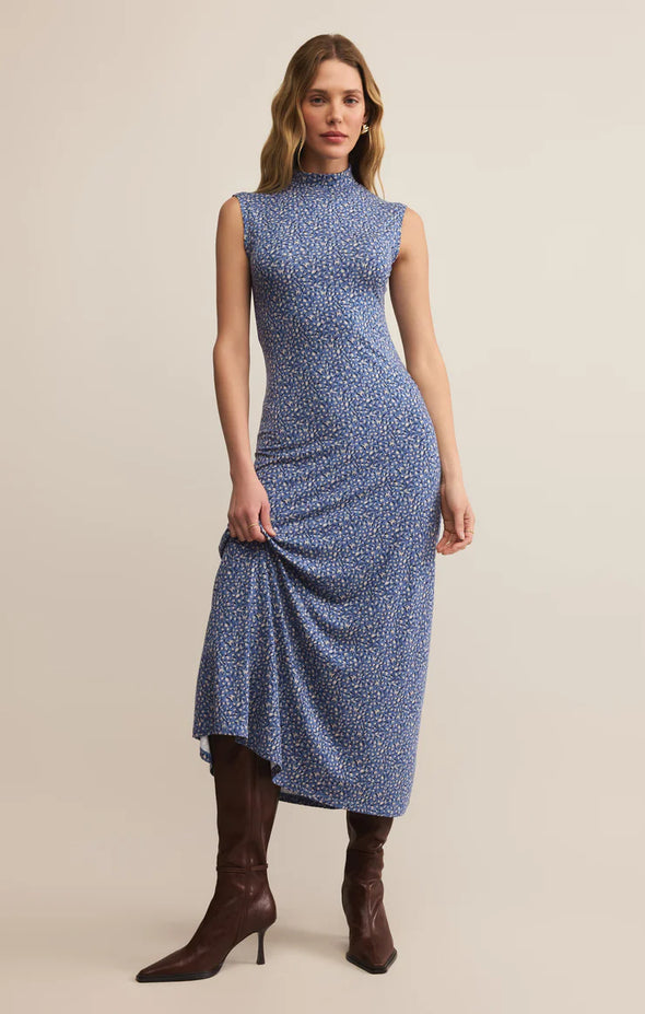 (Z Supply) The Seraphina Midi Dress-Blue