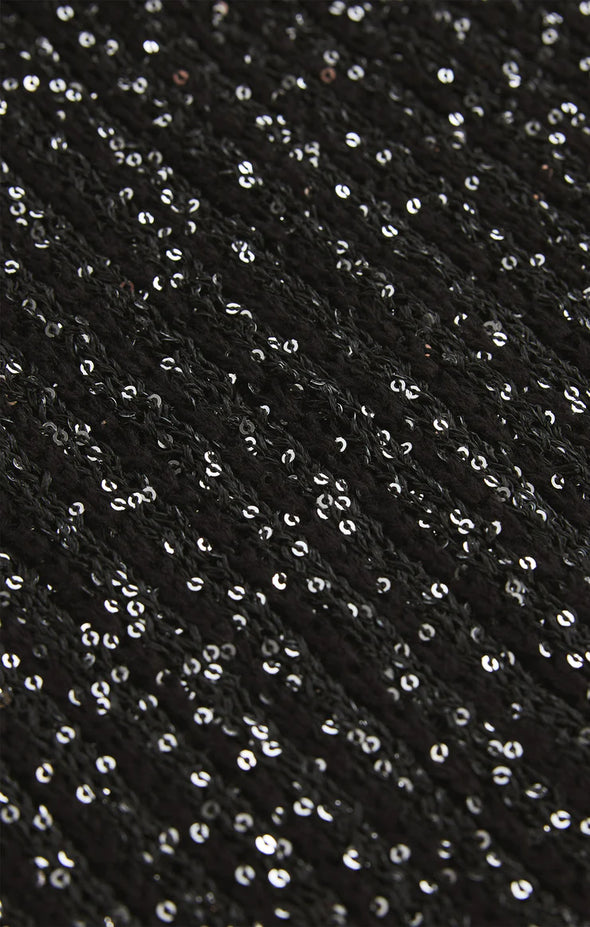 (Z Supply) La Marca Sparkle Dress-Black