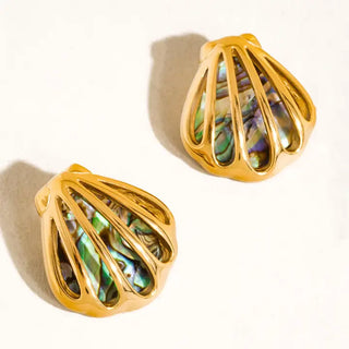 The Rocio Shell Earring-18k Gold
