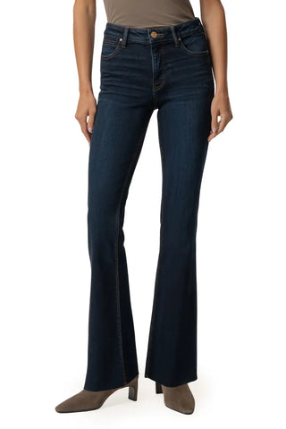 (KUT) The Ana High Rise Flare Jean-Wave