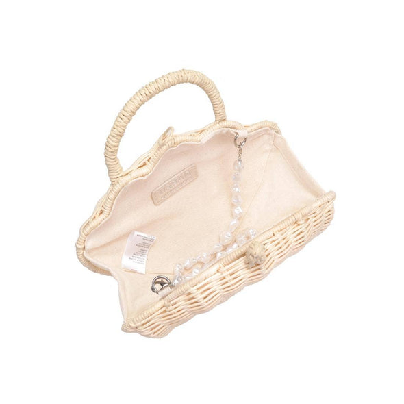 The Erica Seashell Crossbody-Natural