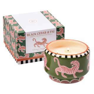 The A Dopo 24oz A Dopo Candle-Black Cedar & Fig