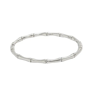 The Bailey Bamboo Bracelet-Silver