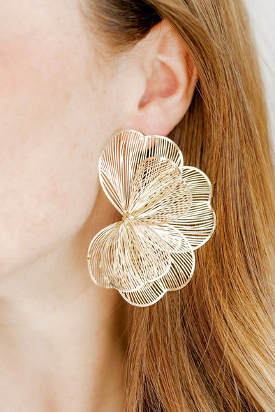 The Amanda Flower Earrings