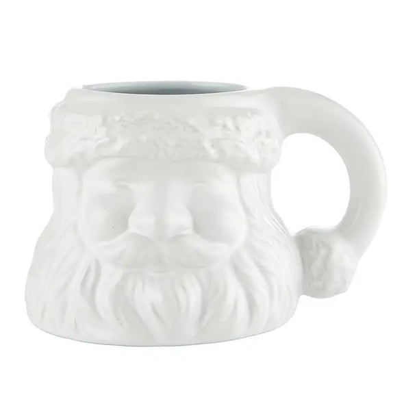 Santa Face Mug-White