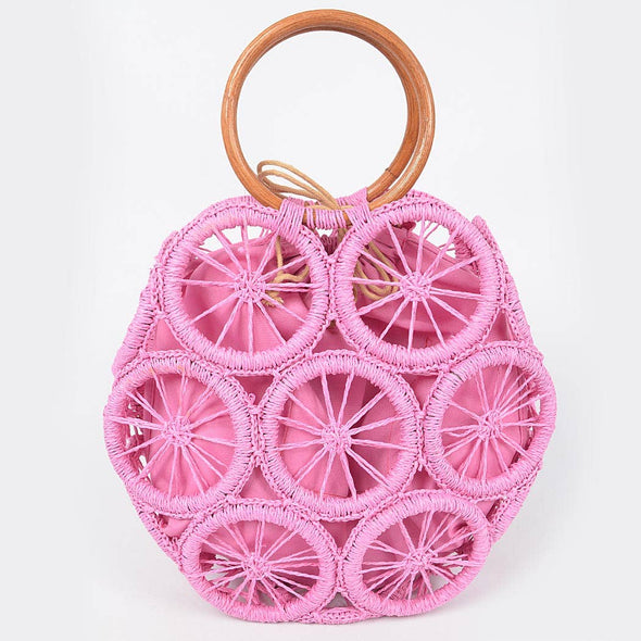 The Round Straw Bag-2 Colors