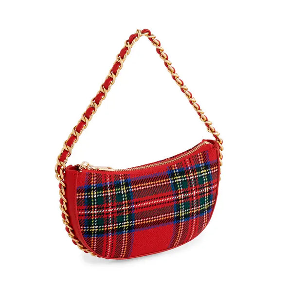 The Scottie Plaid Bag-Red