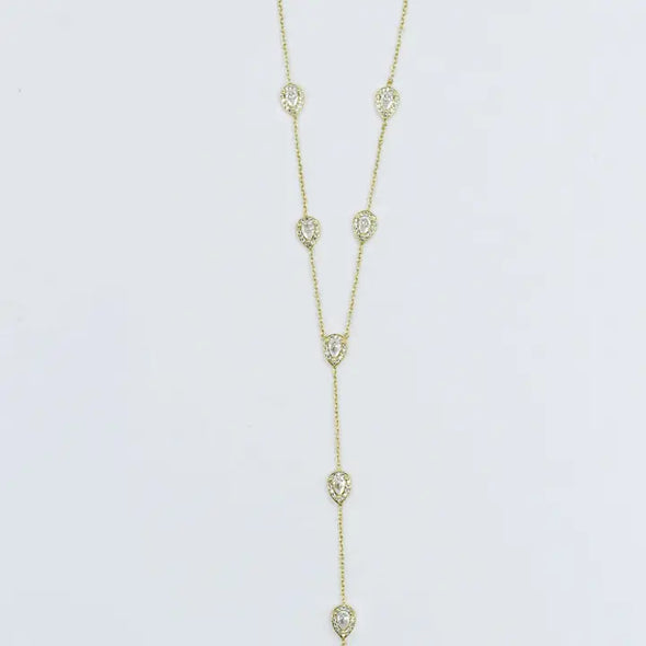 Crystal Y-Glow Necklace