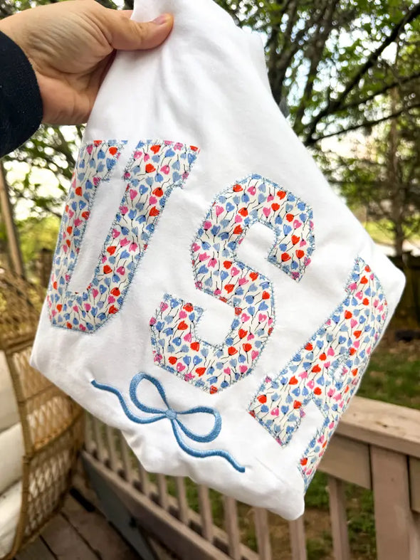 The Patch USA Top-White