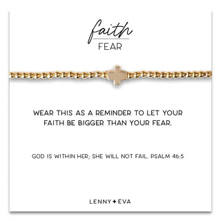 Faith Over Fear Beaded Bracelet-2 Styles