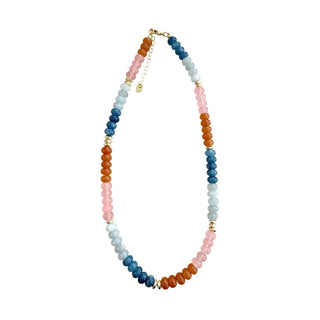 The Kerry Necklace-Pink/Orange