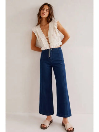 The Connie Wide Leg Jean-Denim