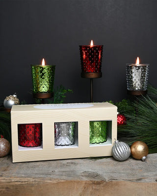 The Hobnail Candles-Chrome Trio