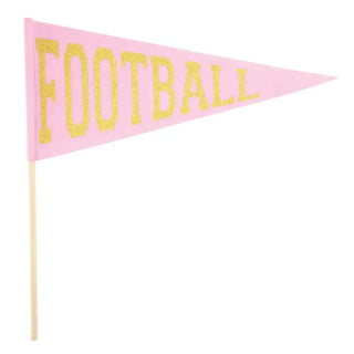 The Football Felt Pennant-Pink