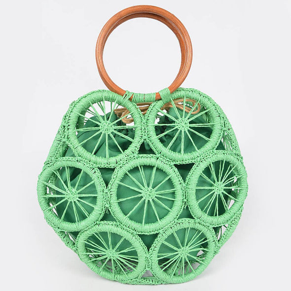 The Round Straw Bag-2 Colors
