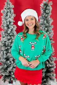 The Millie Candy Cane Sweatshirt