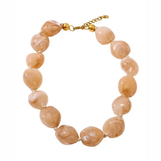 The Mocha Bubble Necklace-Gold