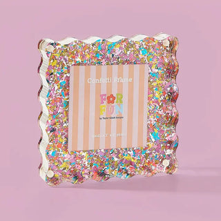 The For Fun Acrylic Frame-Happy Confetti