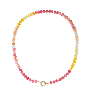 The Nathan Colorful Stone Necklaces-Multi