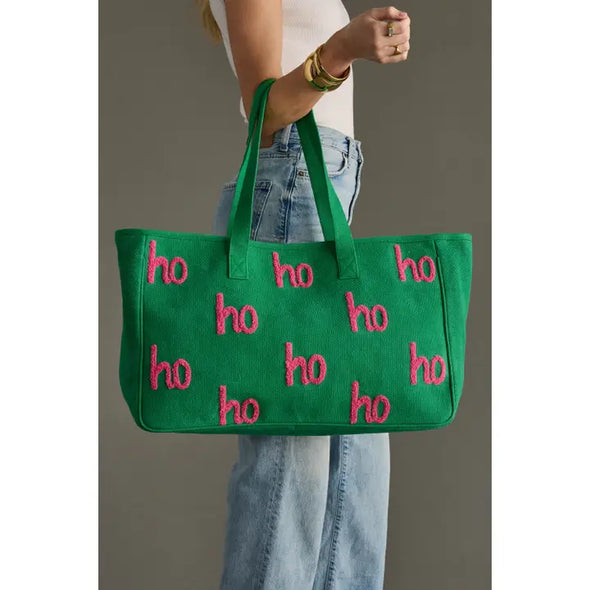 The Ho Ho Ho Tote-Green