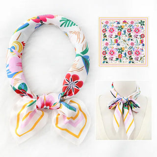 The Spring Chic Satin Scarves-Multiple Colors