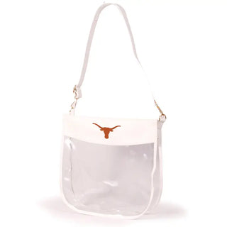 The Kate Large Clear Zip Purse-Longhorn