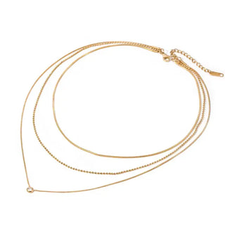 The Campbell Layered Necklace-Gold