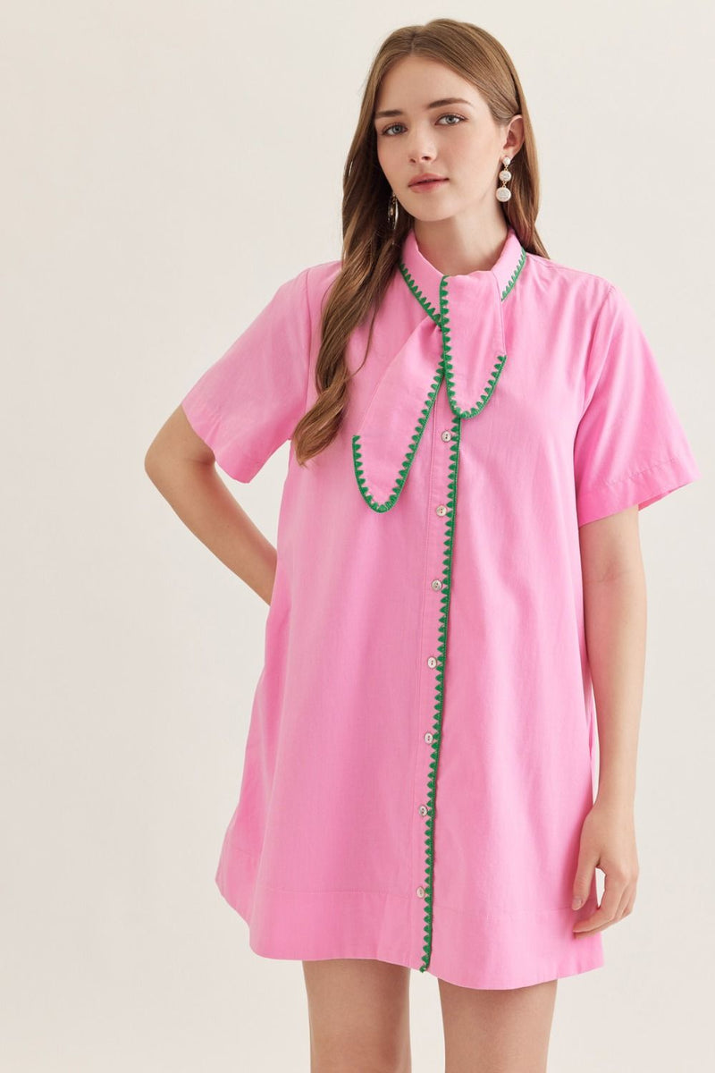 The Patsy Switched Dress-Pink – Jewels Clothing and Accessories