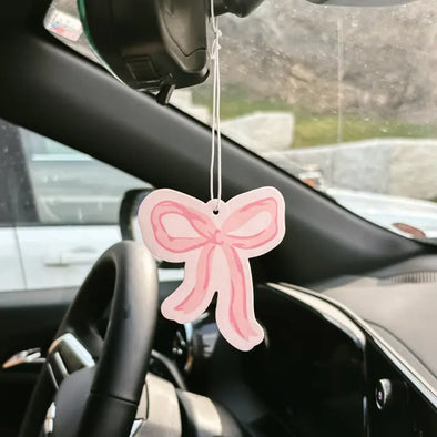Bow Air Freshener-Pink