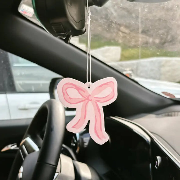 Bow Air Freshener-Pink