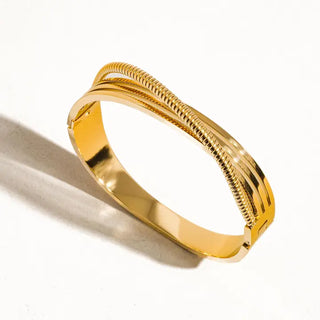 The Yuna Chain Bangle-18k Gold